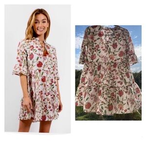 JUDE CONNALLY
Maria Dress - Wildflower Field White Cotton Sz XS